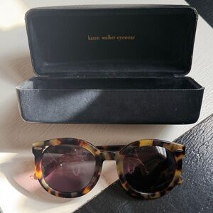 Karen Walker Tortoise Sunglasses Super Duper